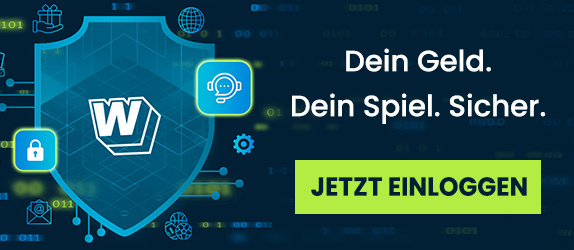 jetzt-einloggen Sicherheitsschild mit Schutzsymbolen